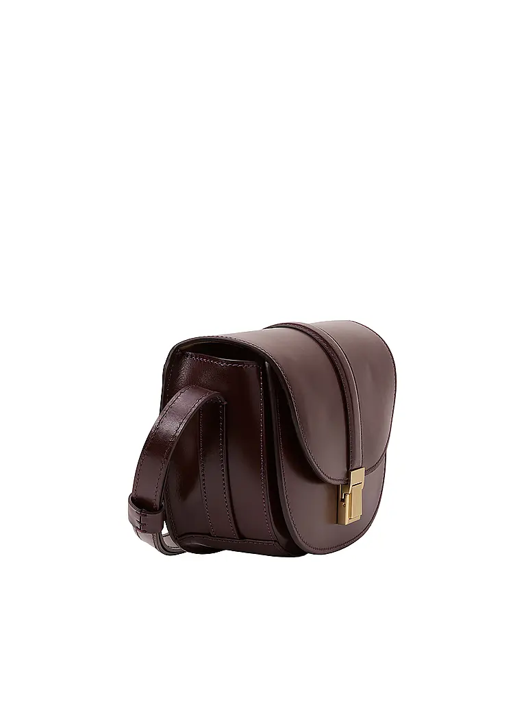 MARC O'POLO | Ledertasche - Umhängetasche Small | dunkelrot
