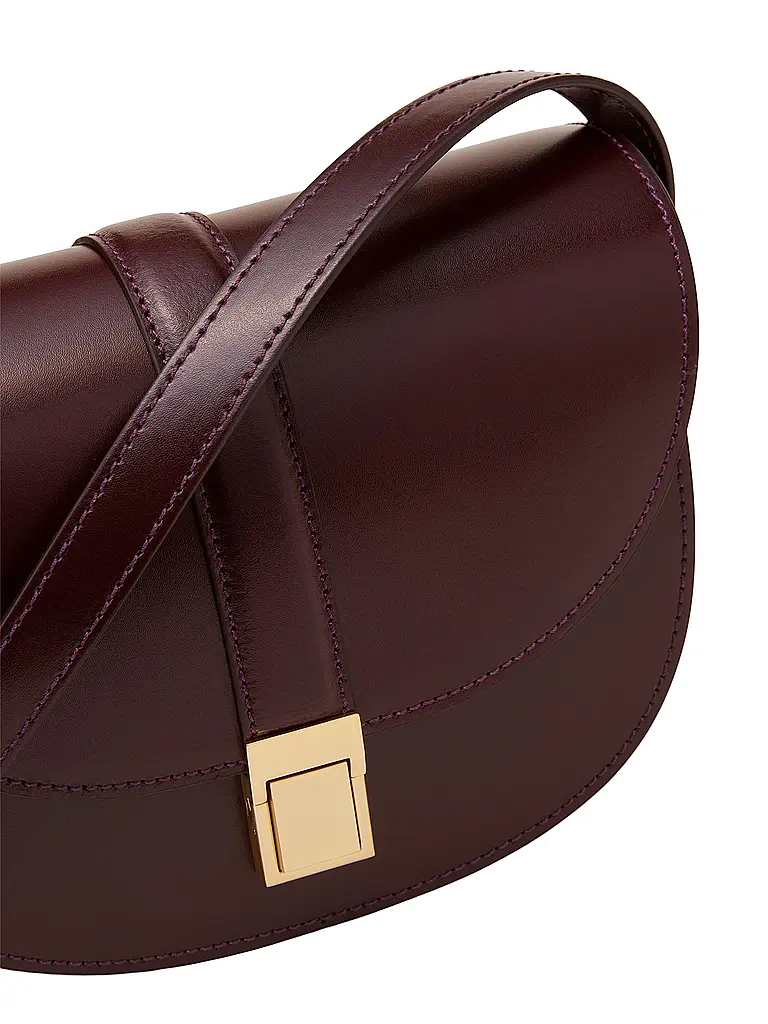 MARC O'POLO | Ledertasche - Umhängetasche Small | dunkelrot