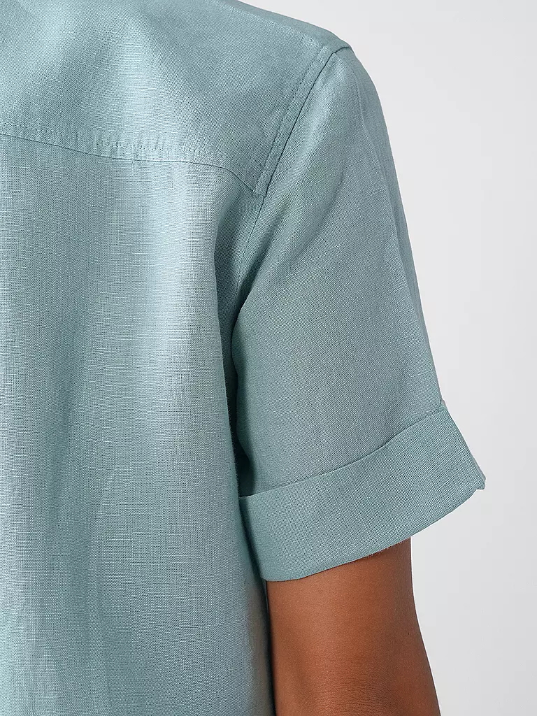MARC O'POLO | Leinenbluse | hellblau