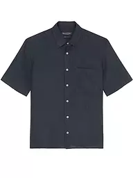 MARC O'POLO | Leinenhemd Regular Fit  | dunkelblau