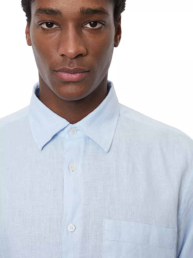MARC O'POLO | Leinenhemd Regular Fit | weiss