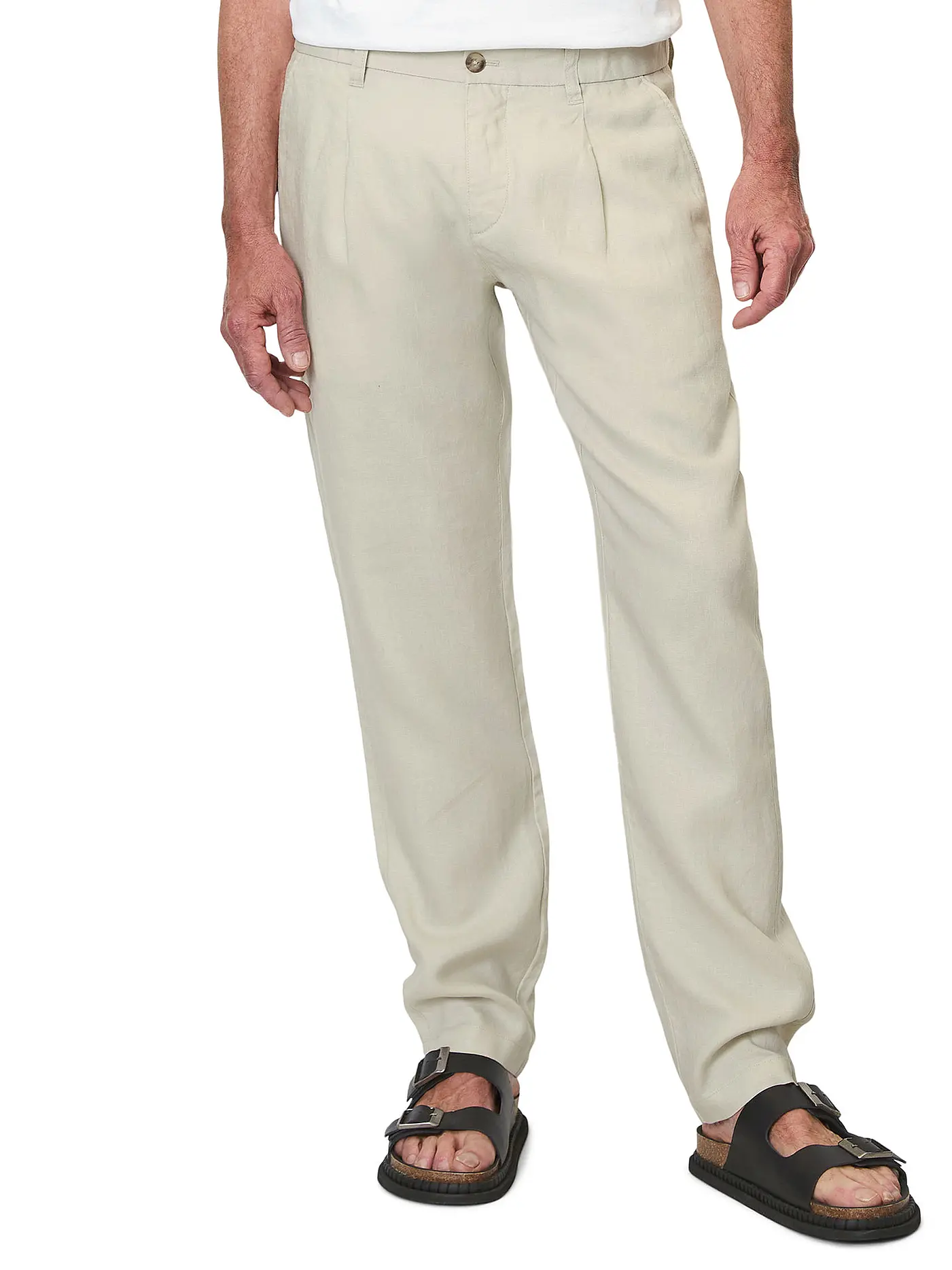 MARC O'POLO | Leinenhose OSBY | grau