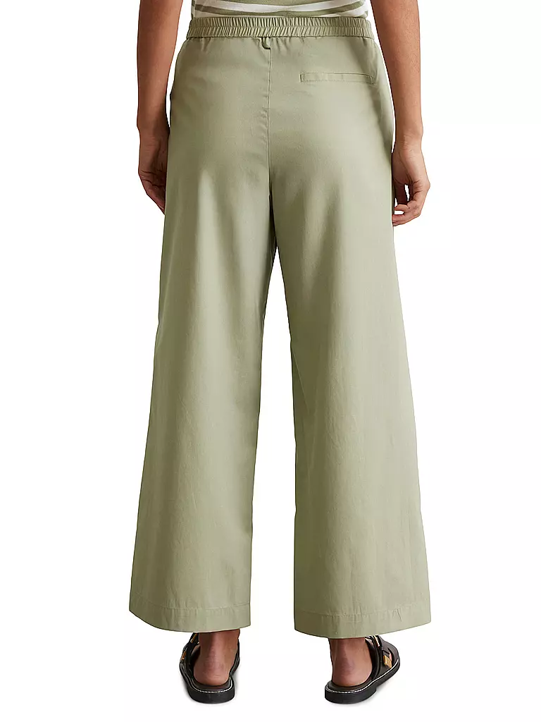 MARC O'POLO | Marlenehose WOVEN PANTS | dunkelblau