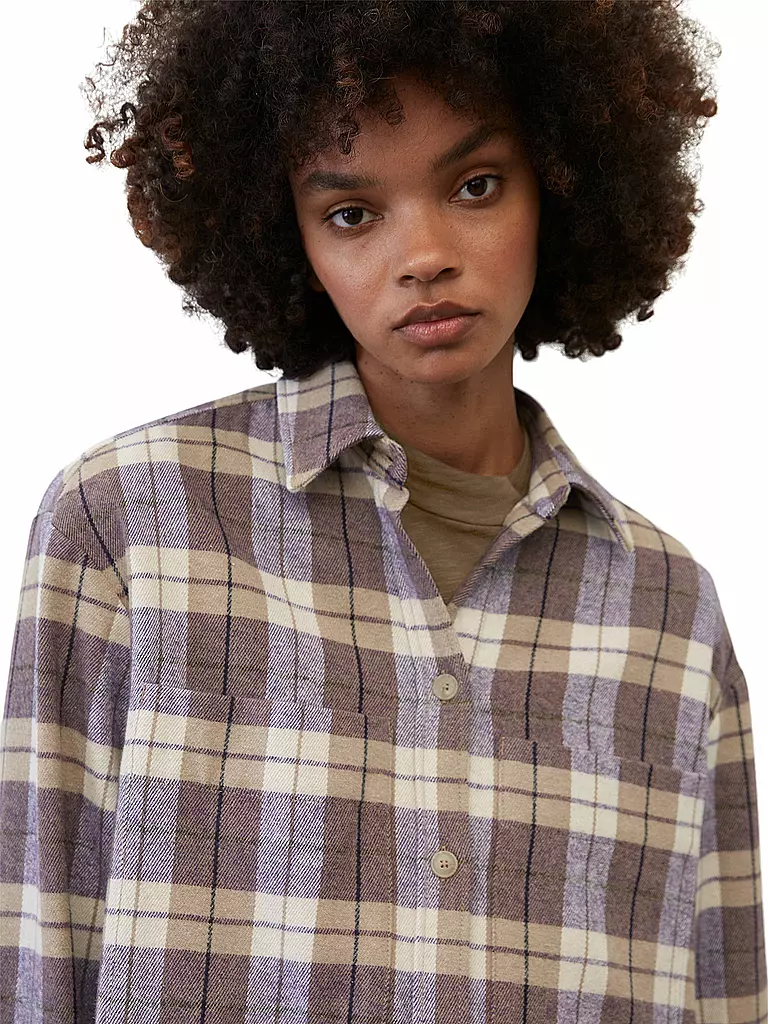 MARC O'POLO | Overshirt | hellbraun