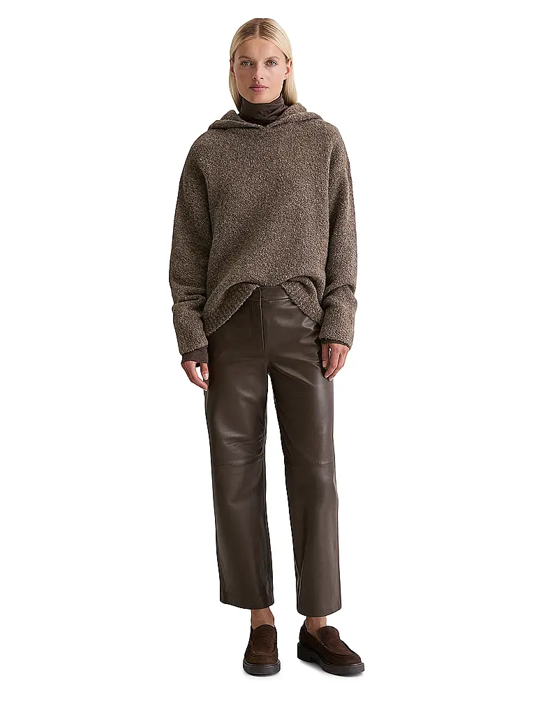 MARC O'POLO | Pullover - Hoodie  | braun