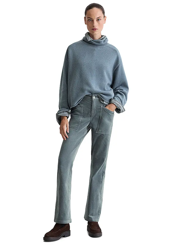 MARC O'POLO | Rollkragenpullover  | blau