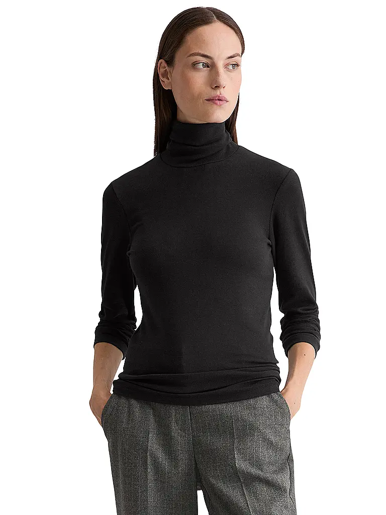 MARC O'POLO | Rollkragenpullover  | schwarz