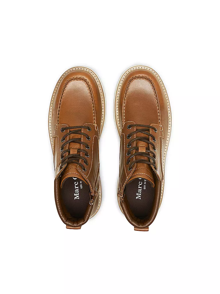 MARC O'POLO | Schnürboots | braun