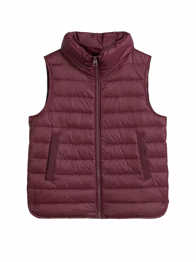MARC O'POLO | Steppgilet  | dunkelrot