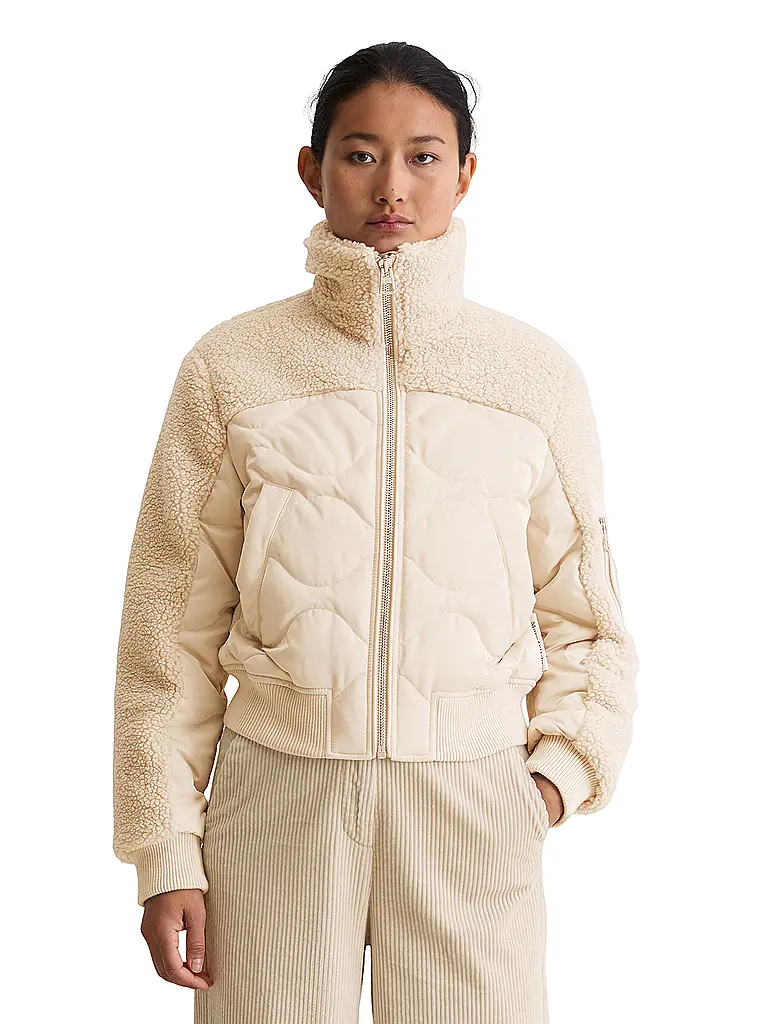 MARC O'POLO | Steppjacke in Felloptik | 