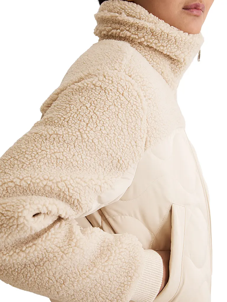 MARC O'POLO | Steppjacke in Felloptik | 