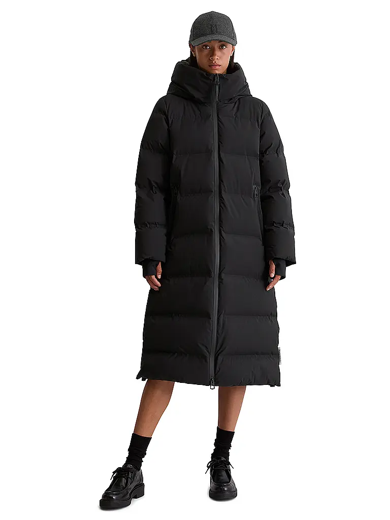 MARC O'POLO | Steppmantel | schwarz