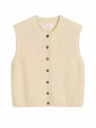 MARC O'POLO | Strickgilet | creme