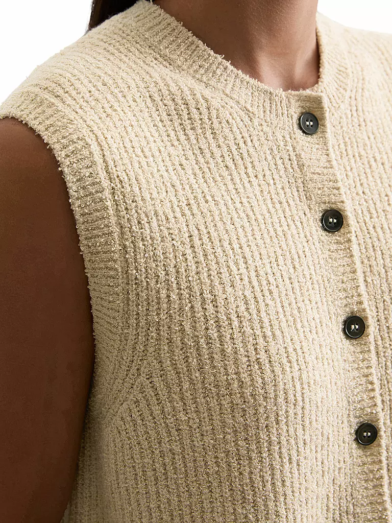 MARC O'POLO | Strickgilet | creme