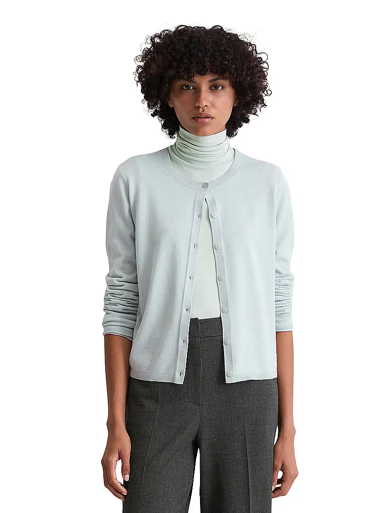 MARC O'POLO | Strickjacke | hellblau