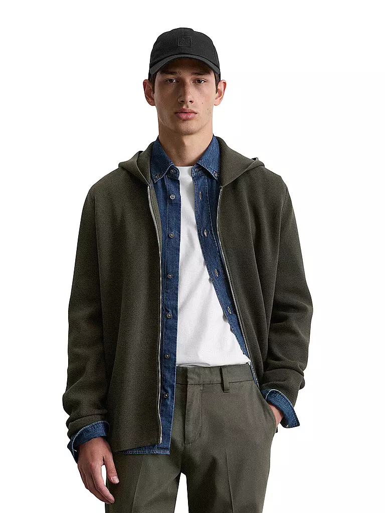 MARC O'POLO | Strickjacke | braun