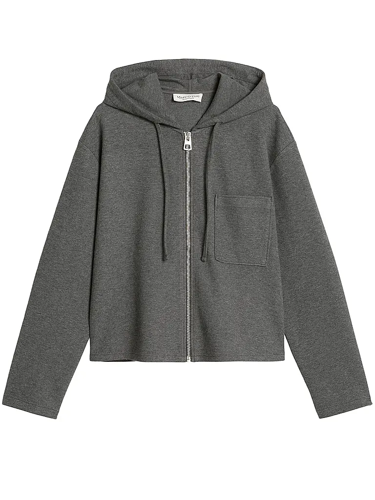 MARC O'POLO | Sweatjacke  | grau