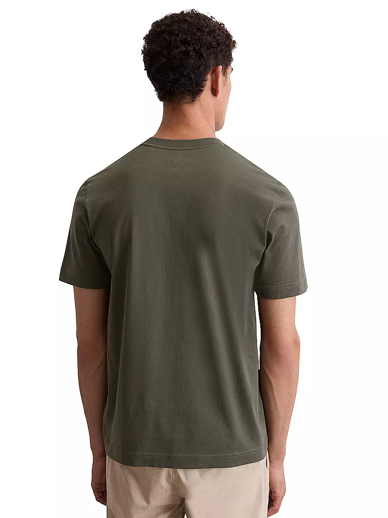 MARC O'POLO | T-Shirt  | braun