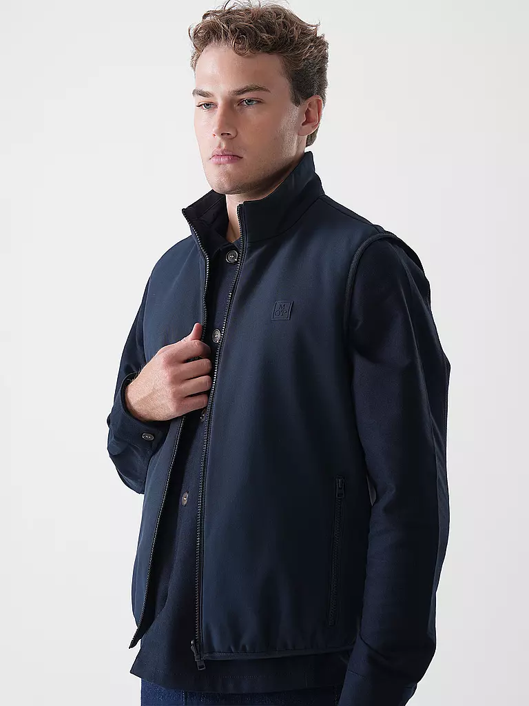 MARC O'POLO | Wende Gilet | blau