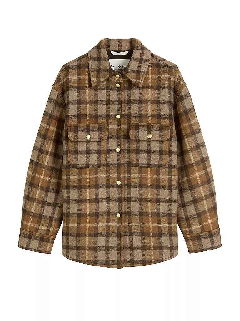 MARC O'POLO | Wolljacke  | braun