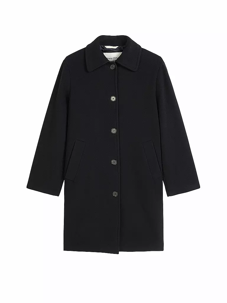 MARC O'POLO | Wollmantel | dunkelblau