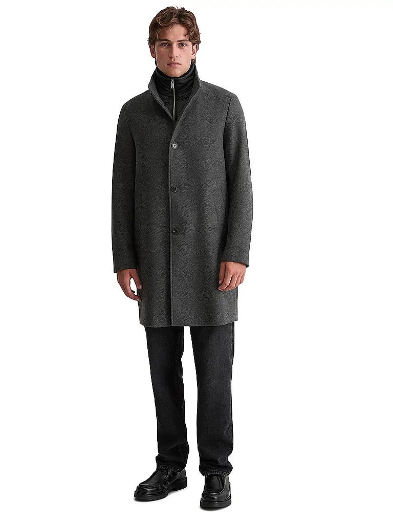MARC O'POLO | Wollmantel | grau