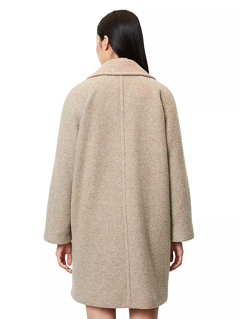 MARC O'POLO | Wollmantel | schwarz