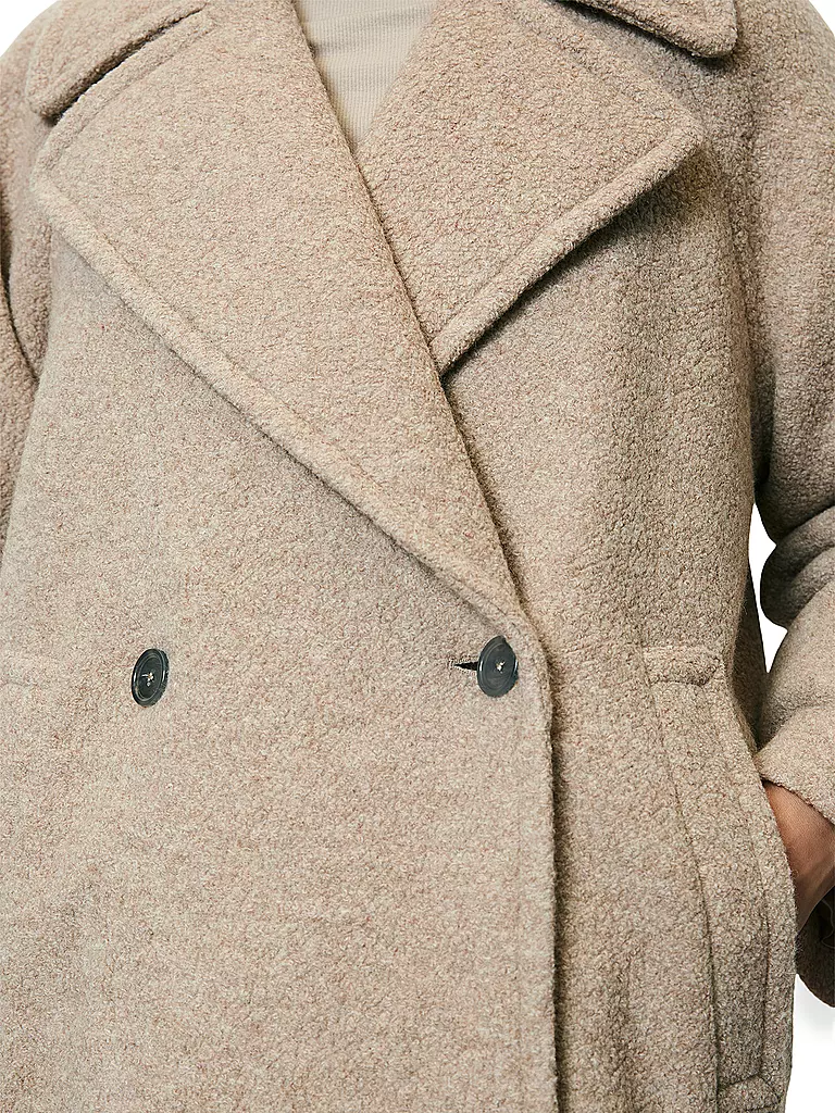 MARC O'POLO | Wollmantel | schwarz