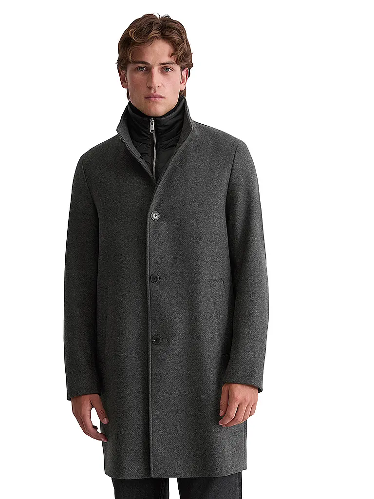 MARC O'POLO | Wollmantel | grau