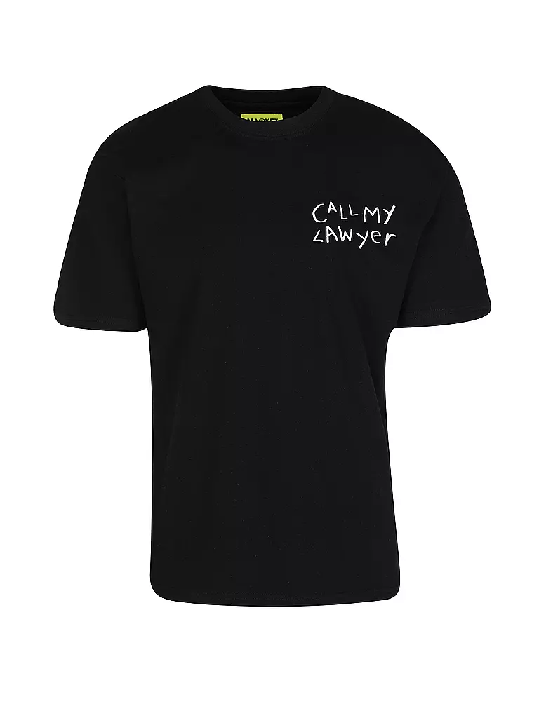 MARKET | T-Shirt CALL MY LAWYER | schwarz