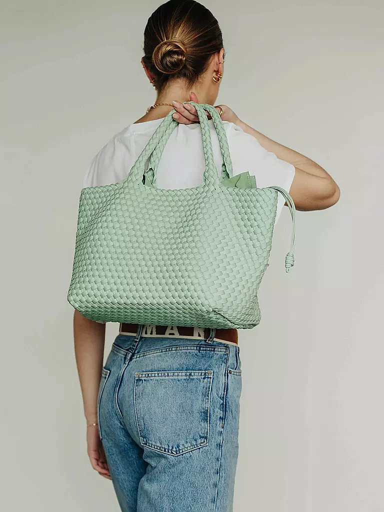 MARREA | Tasche - Tote Bag ALWAYS ON THE RUN Medium | mint