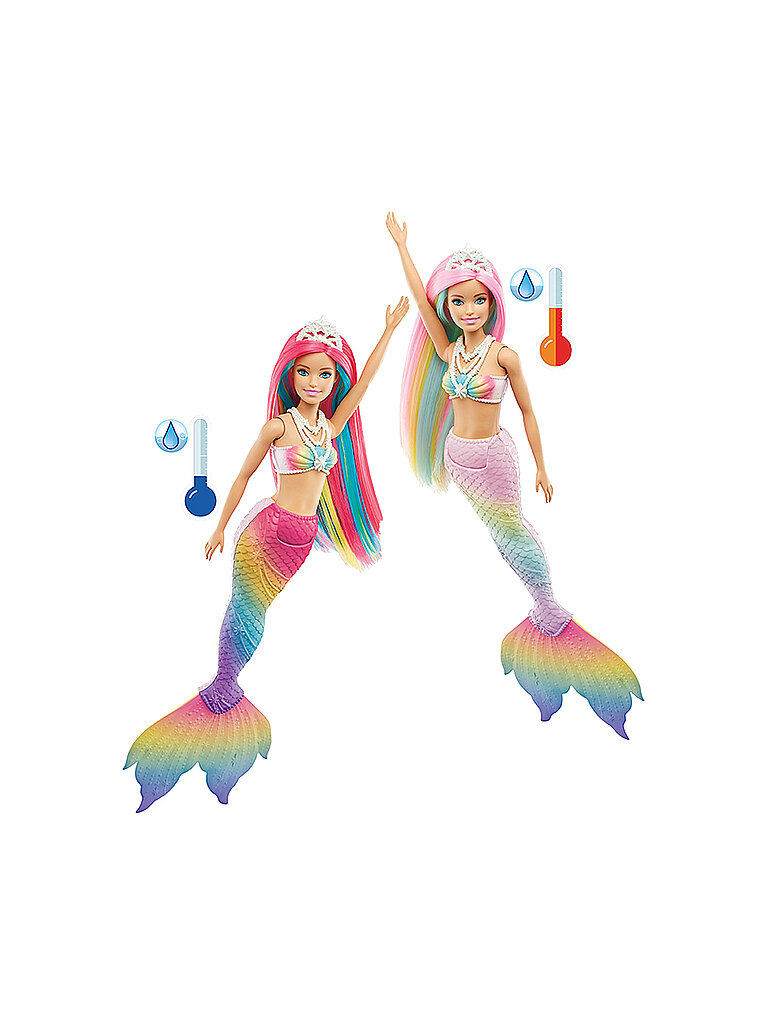 MATTEL Barbie Dreamtopia Regenbogenzauber Meerjungfrau mit Farbwechsel