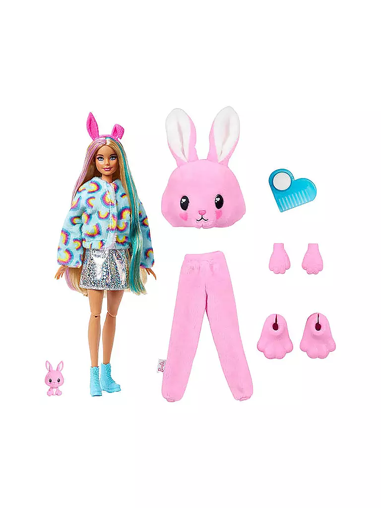 MATTEL | Barbie® Cutie Reveal™ Puppe mit Hasen-Plüschkostüm | keine Farbe