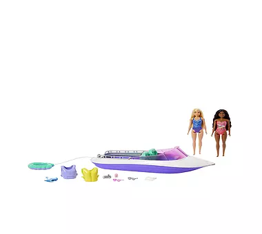 MATTEL Barbie „Meerjungfrauen Power" Boot mit 2 Puppen SN8929 MATTEL Barbie „Meerjungfrauen Power" Boot mit 2 Puppen SN8929