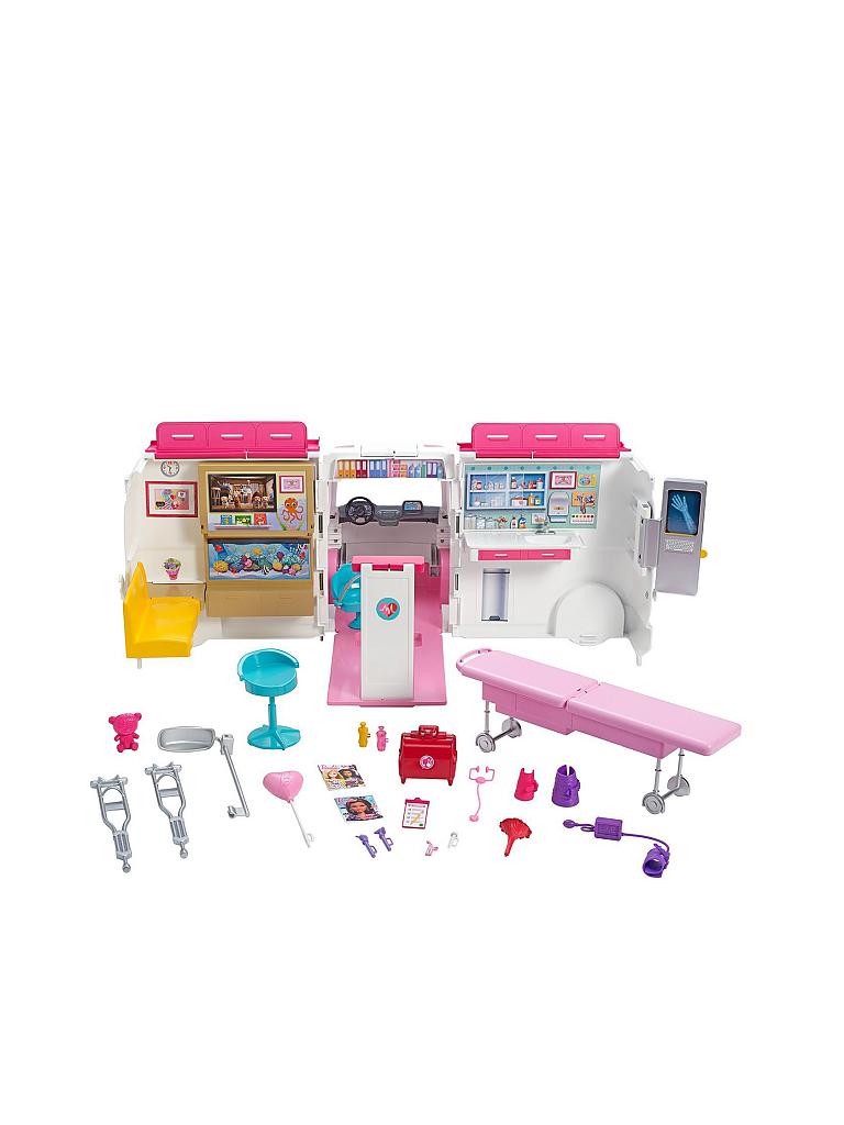 MATTEL | Barbie - 2 in 1 Krankenwagen Spielset  | 