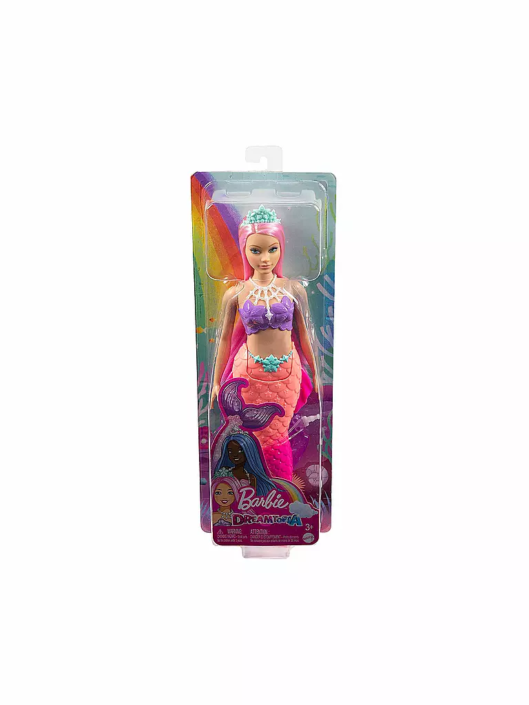 MATTEL | BARBIE - DREAMTOPIA MEERJUNGFRAU PUPPE-ROSA HAAR | keine Farbe