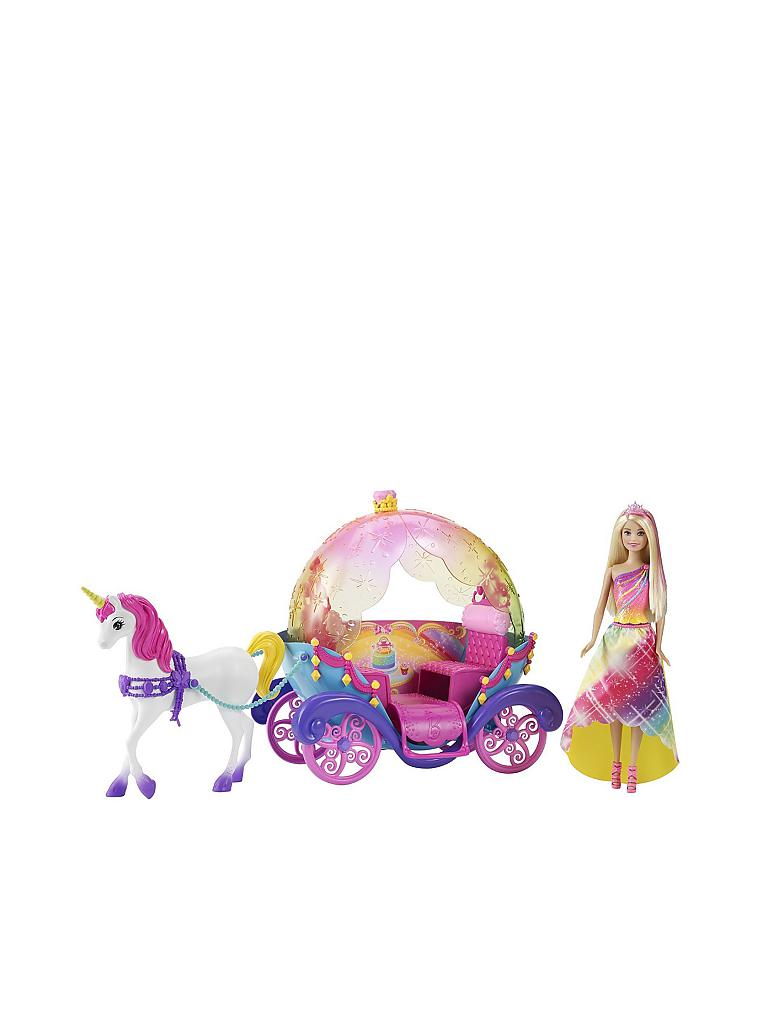 MATTEL | Barbie - Regenbogen Prinzessin, Einhorn und Kutsche  | keine Farbe