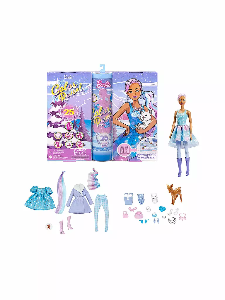 MATTEL | Barbie Color Reveal Adventskalender Refresh | keine Farbe