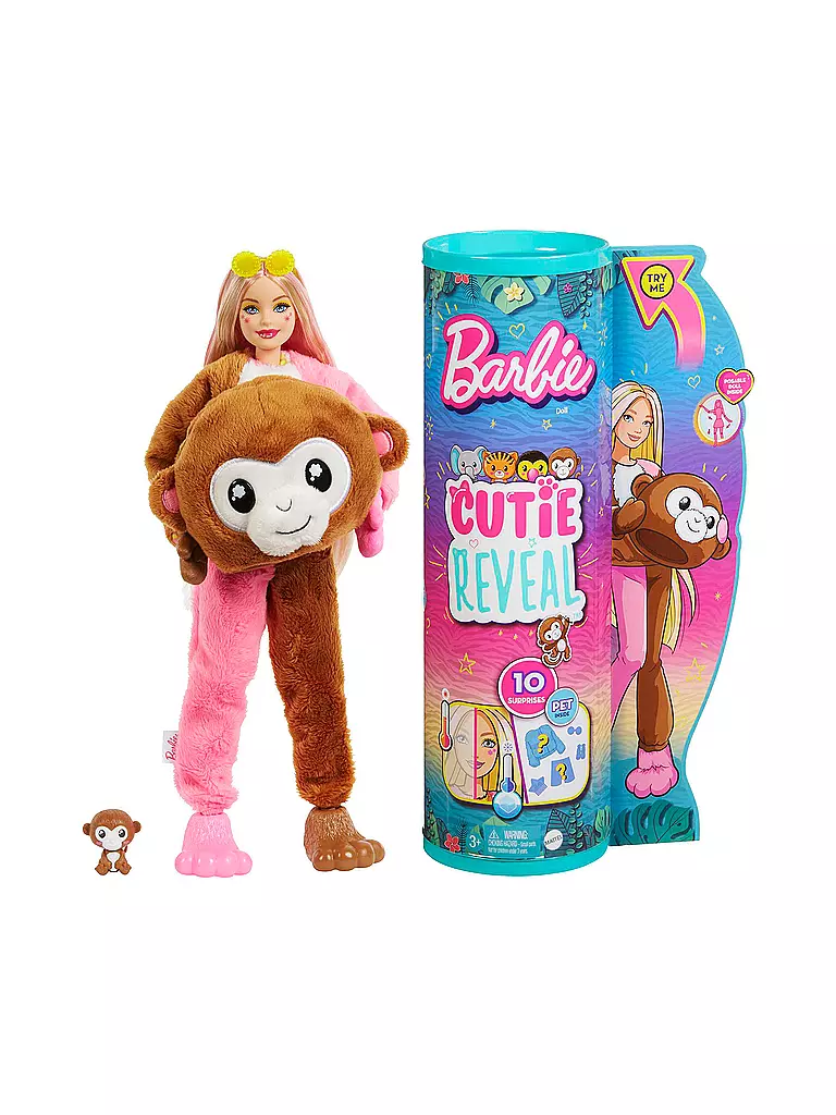 MATTEL | Barbie Color Reveal Jungle Monkey  | keine Farbe