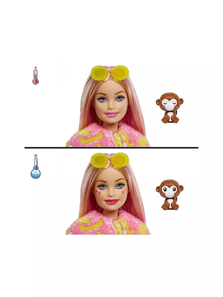MATTEL | Barbie Color Reveal Jungle Monkey  | keine Farbe