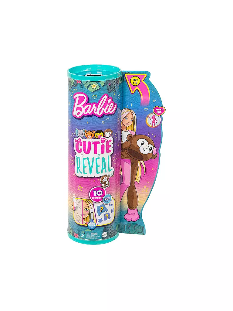 MATTEL | Barbie Color Reveal Jungle Monkey  | keine Farbe