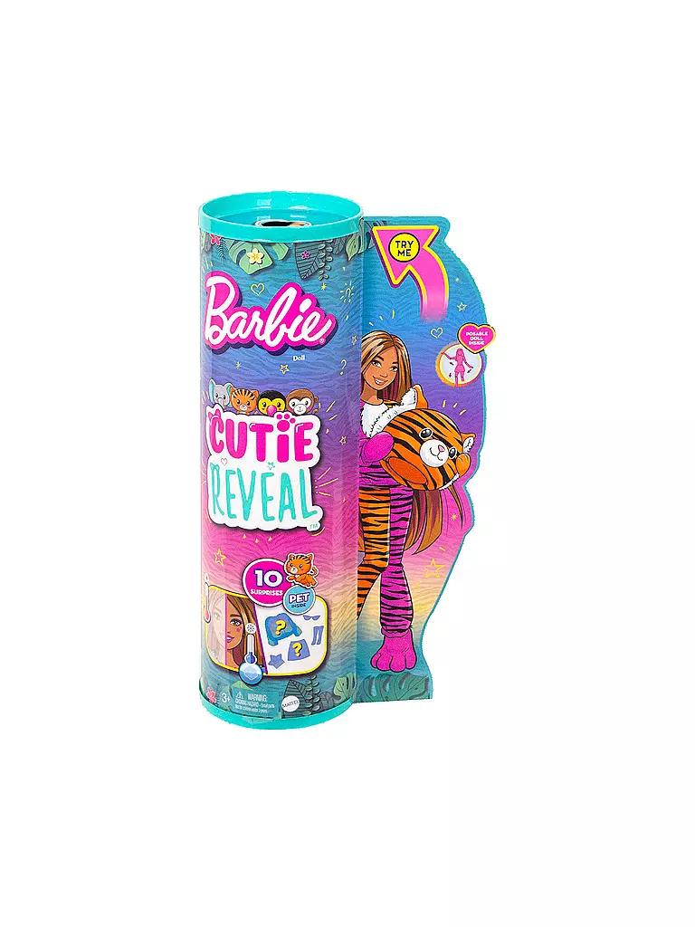 MATTEL | Barbie Color Reveal Jungle Tiger  | keine Farbe