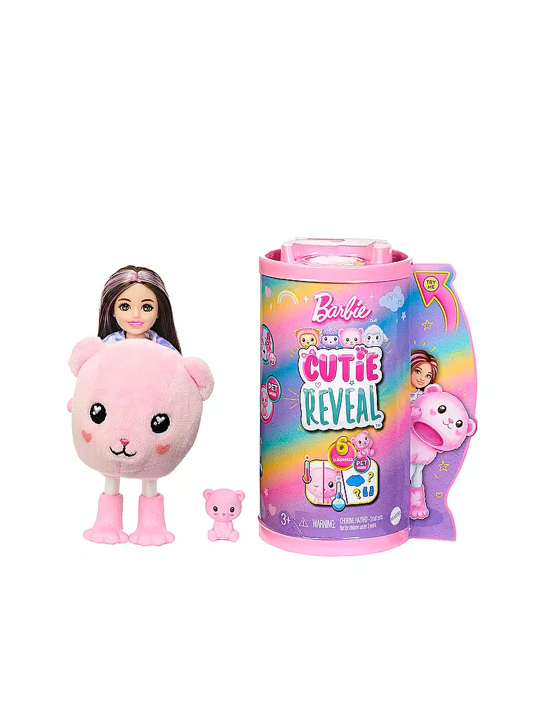MATTEL | Barbie Cutie Reveal Chelsea Cozy Cute Serie - Teddybaer | keine Farbe
