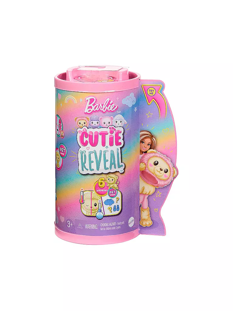 MATTEL | Barbie Cutie Reveal Chelsea Kuschelweich Serie - Löwe | keine Farbe