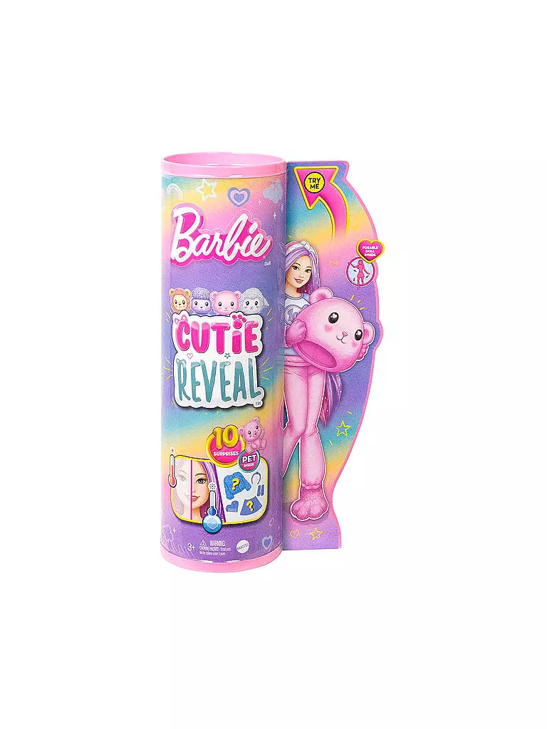MATTEL | Barbie Cutie Reveal Cozy Cute Serie - Teddybär | keine Farbe