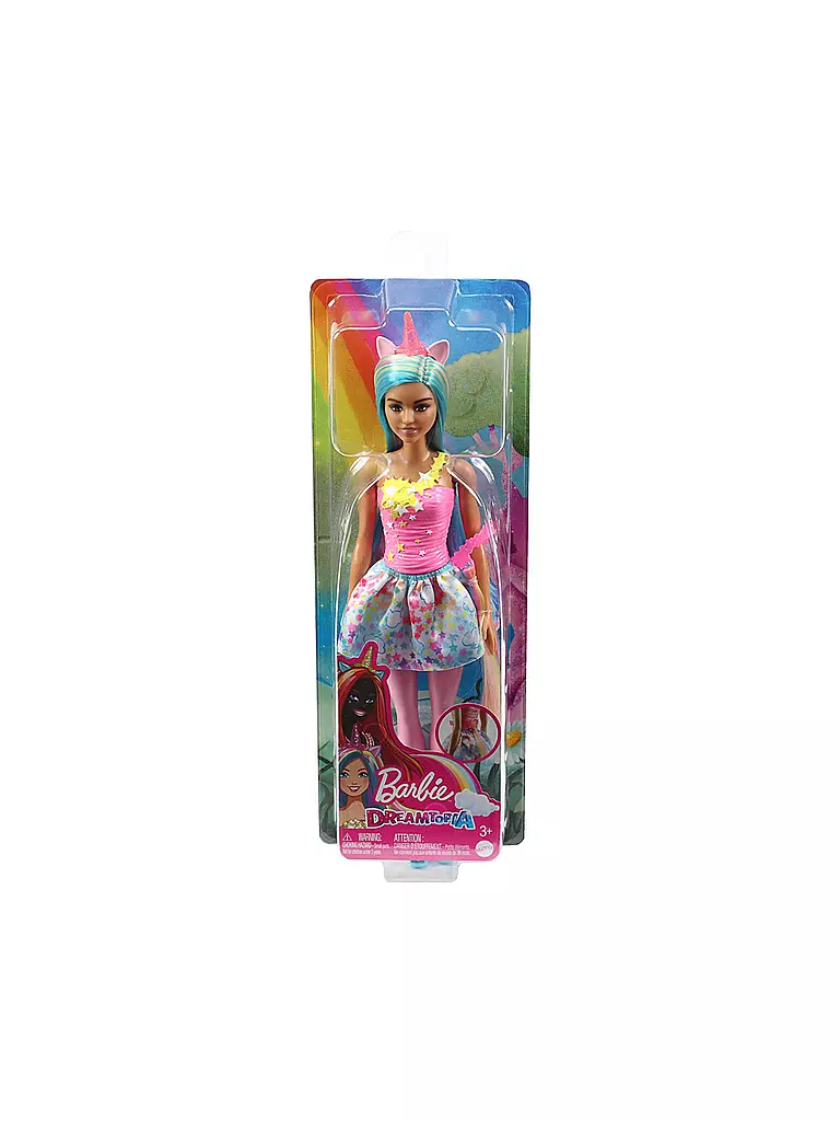 MATTEL | Barbie Dreamtopia Einhorn Puppe (blau-pinke Haare) | keine Farbe