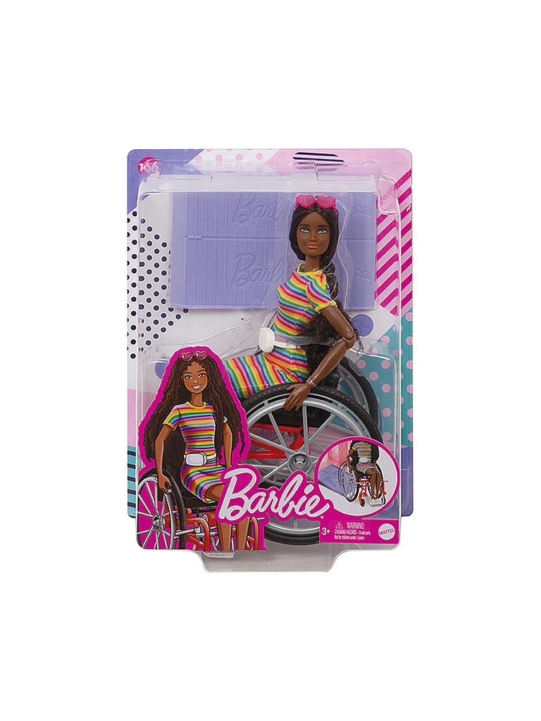 MATTEL | Barbie Fashionistas Barbie Puppe (afro-amerikanisch) mit Rollstuhl | keine Farbe