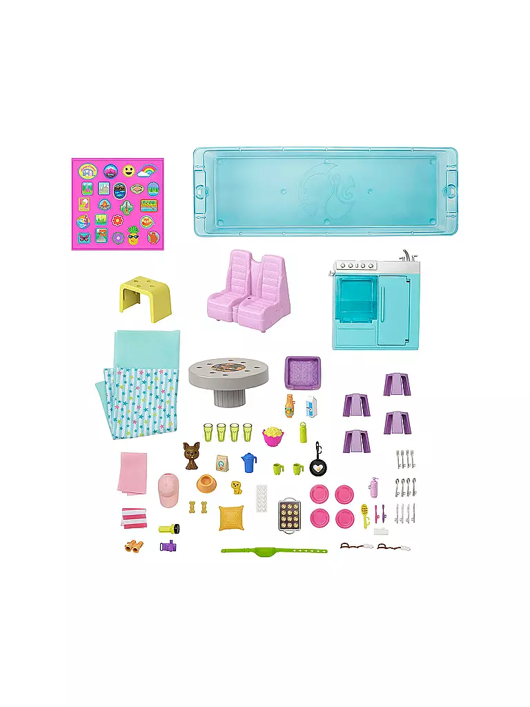 MATTEL Barbie Super Abenteuer-Camper mit Zubehör SN8586