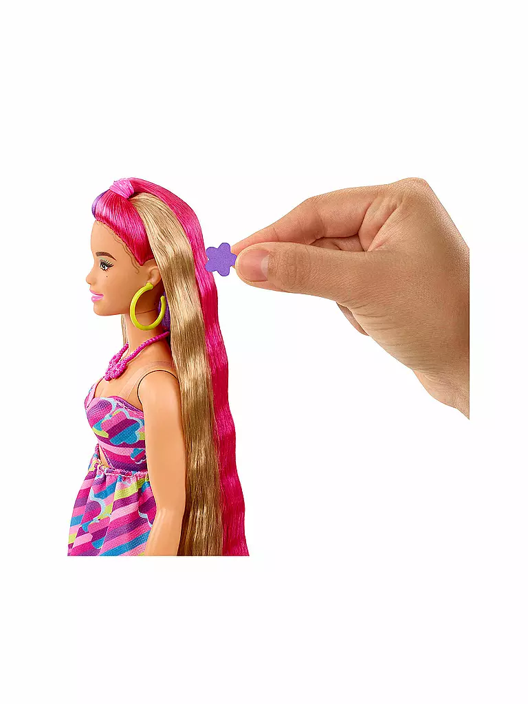 MATTEL | Barbie Totally Hair Puppe (brünett) im Blumen-Print Kleid | keine Farbe