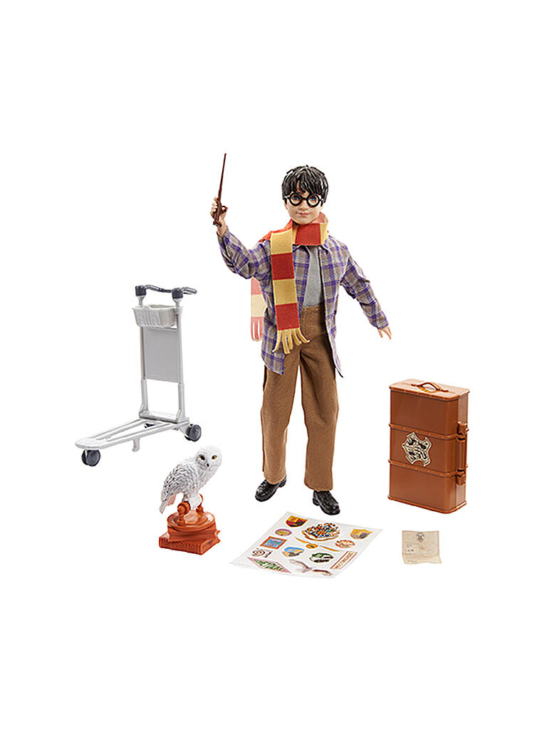 MATTEL | Harry Potter Gleis 9 3/4 Spielset mit Harry Potter Puppe & Hedwig Figur | keine Farbe